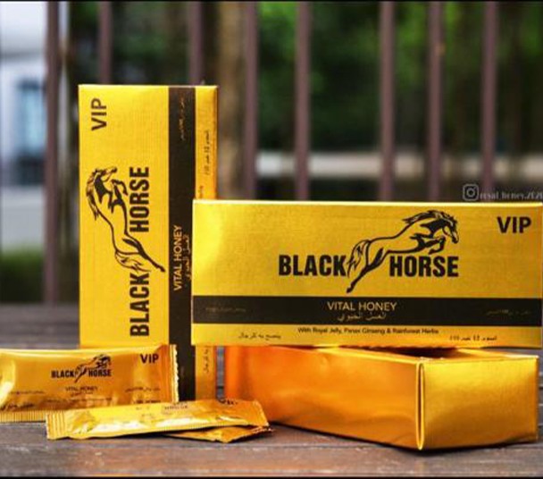 Black Horse Golden Vip Vital Honey Last Longer - 10g x 12 Sachets on OnBuy