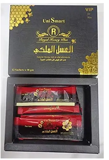 UNI SMART ROYAL HONEY PLUS VIP FOR HIM - 18g x 12 Sachets